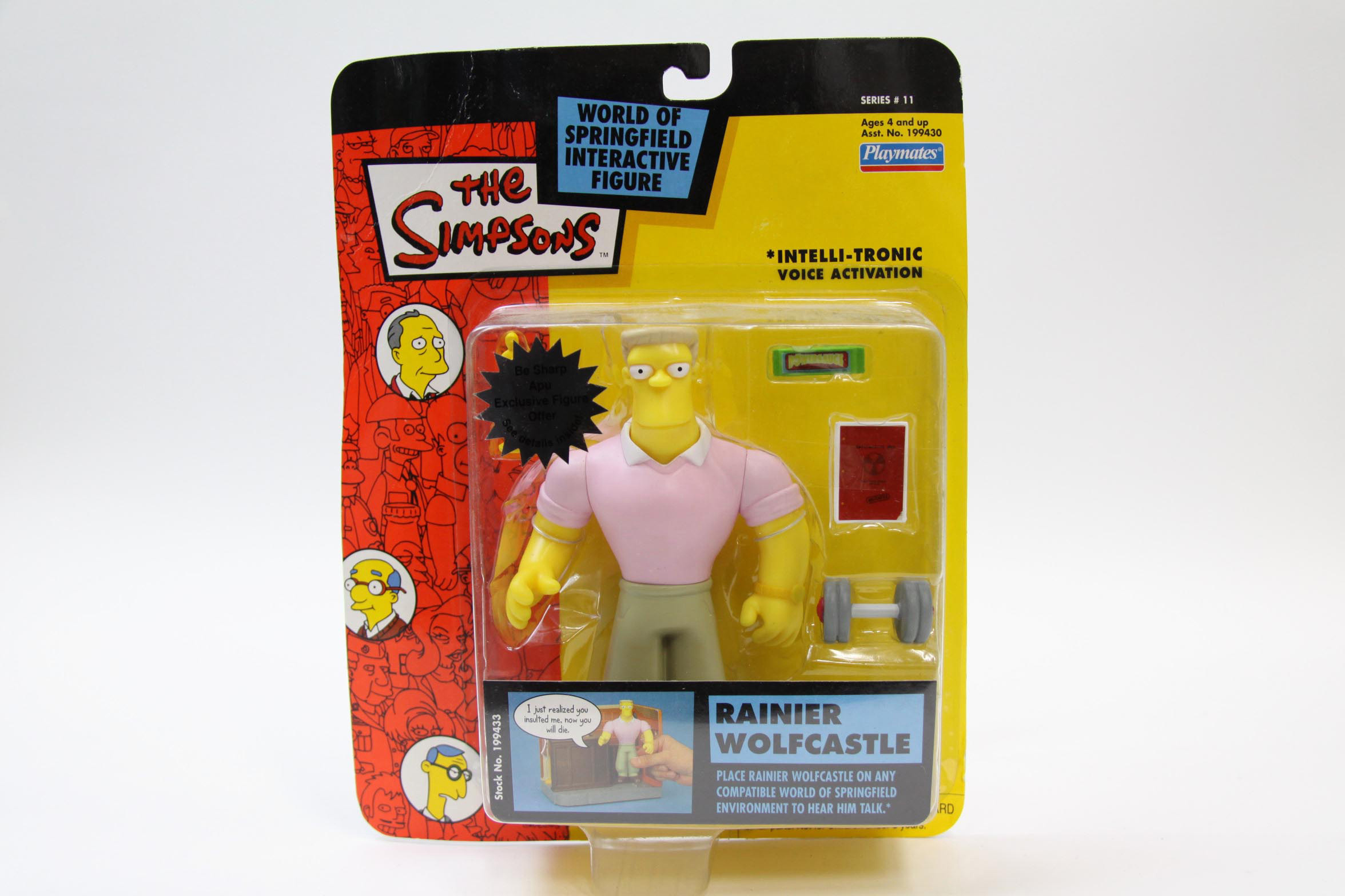 シンプソンズ プレイメイツアクションフィギュア シリーズ11 ウルフキャッスル准尉 トイサピエンス