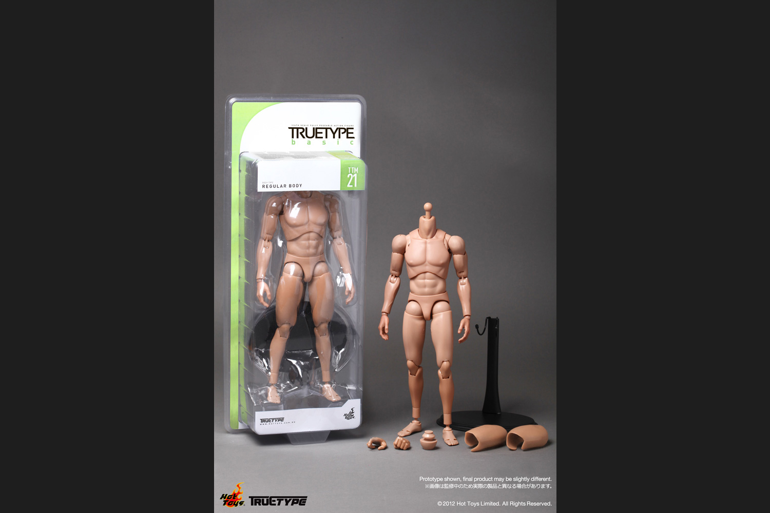 ホットトイズ・トゥルータイプ】1/6スケールフィギュア素体 ベーシック 
