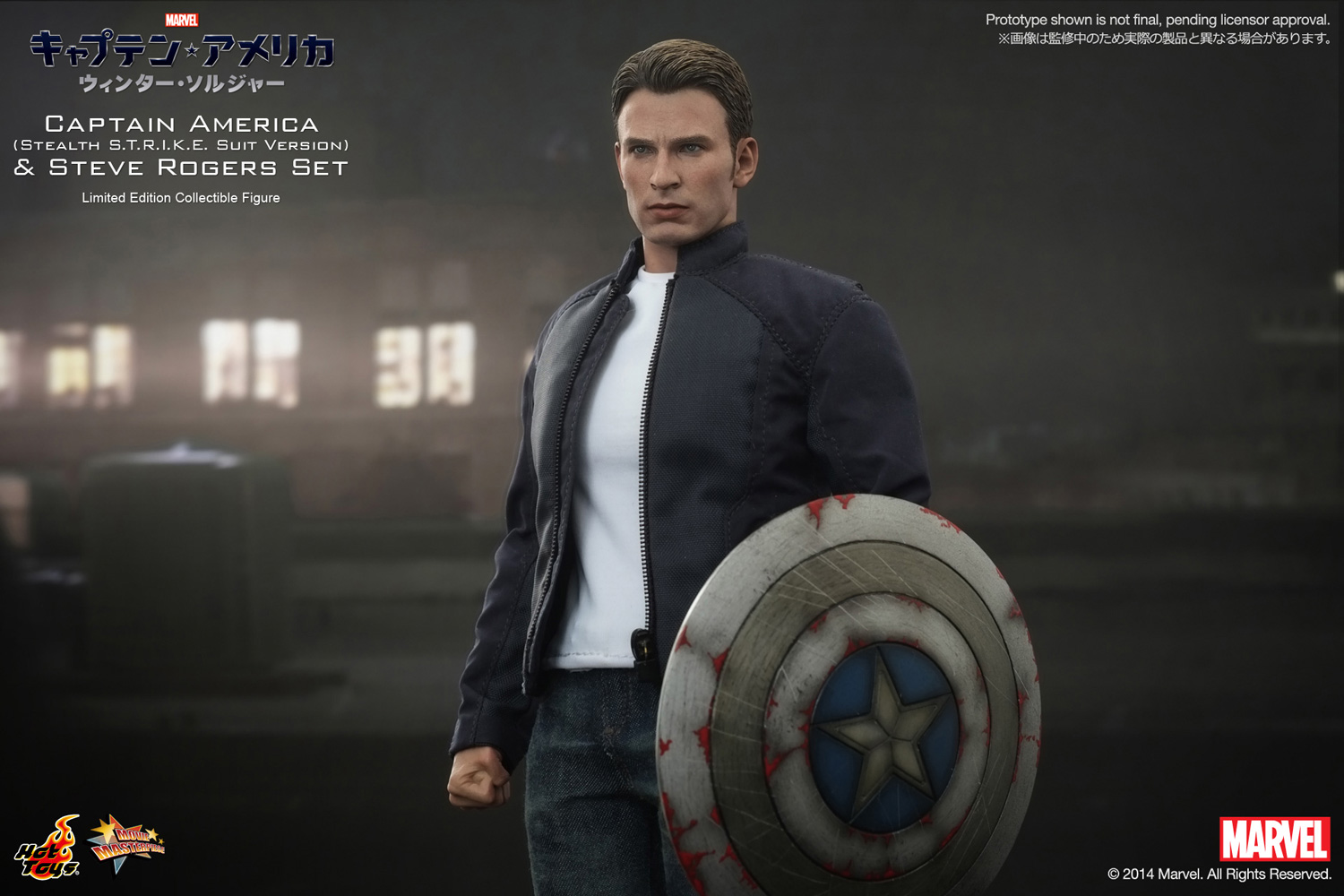 ムービー マスターピース キャプテン アメリカ ウィンター ソルジャー 1 6スケールフィギュア キャプテン アメリカ ステルス スーツ版 スティーブ ロジャース 2体セット ホットトイズ公式グッズ付き トイサピエンス