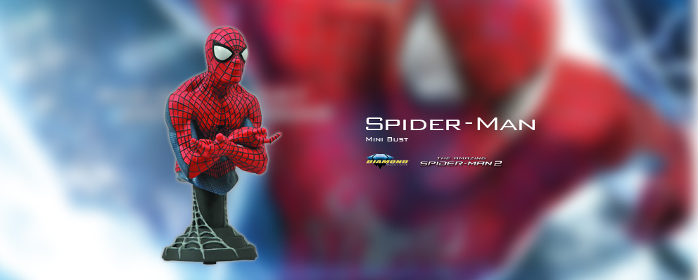 アメイジング・スパイダーマン2』スタチュー【ダイアモンドセレクト/ミニバスト】スパイダーマン | トイサピエンス