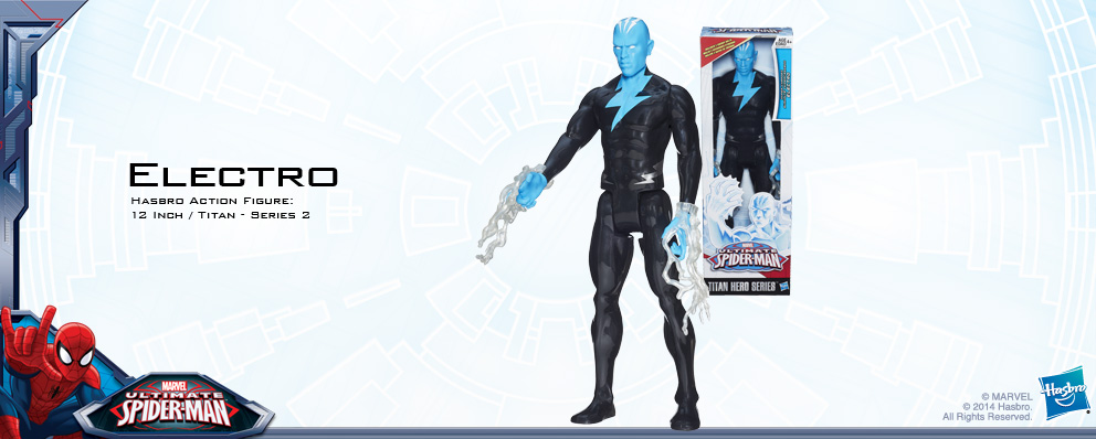 アルティメット スパイダーマン ハズブロ アクションフィギュア 12インチ タイタン シリーズ2 エレクトロ トイサピエンス アルティメット スパイダーマン ハズブロ アクションフィギュア 12インチ タイタン シリーズ2 エレクトロ トイサピエンス