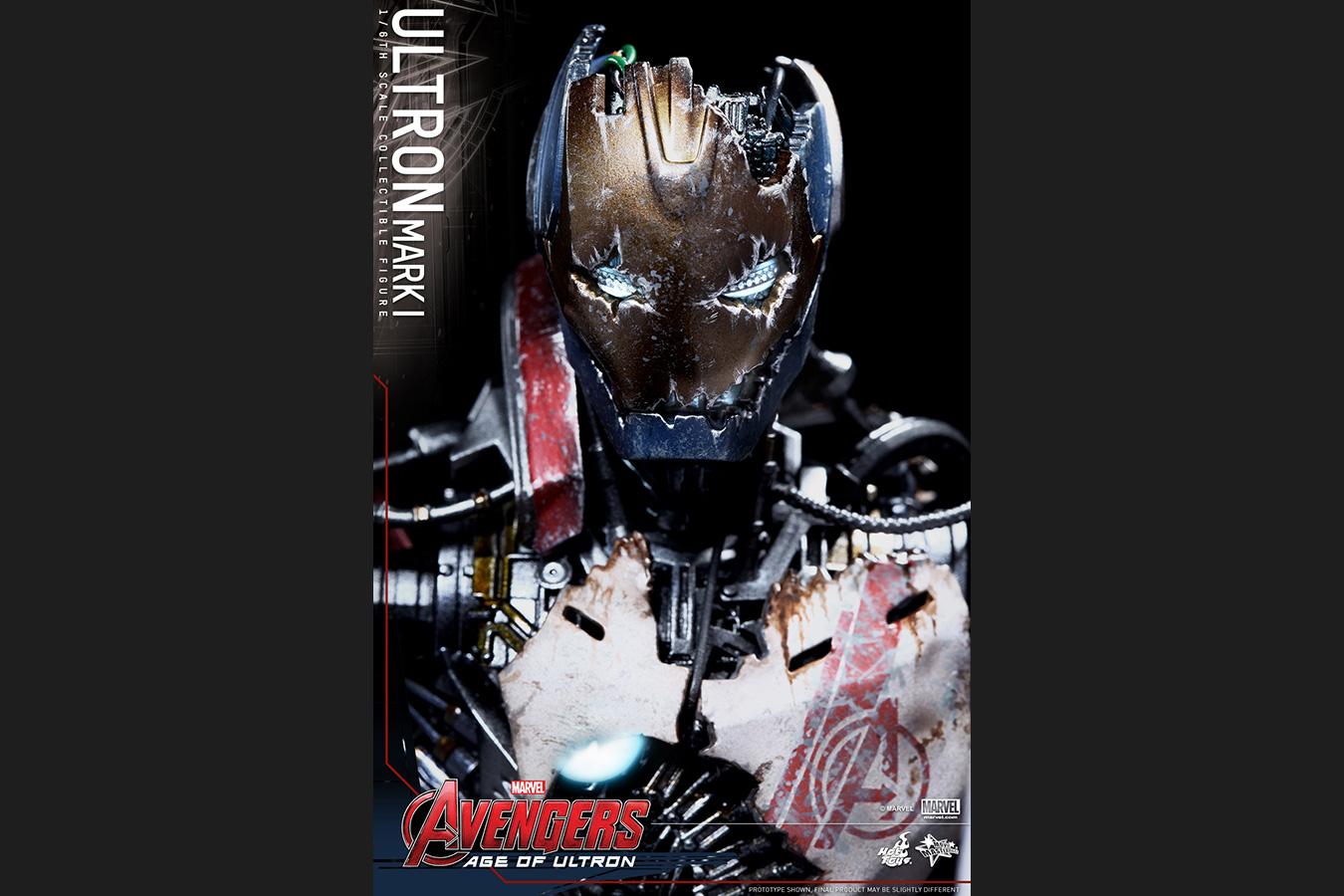 ムービー マスターピース アベンジャーズ エイジ オブ ウルトロン 1 6スケールフィギュア ウルトロン マーク1 ホットトイズ公式グッズ付き トイサピエンス