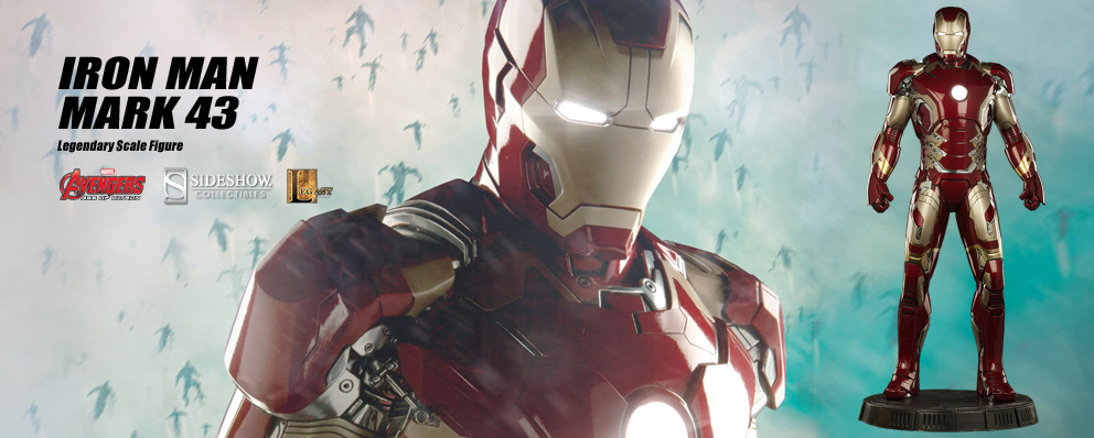 アベンジャーズ エイジ オブ ウルトロン レジェンダリー スケール フィギュア アイアンマン マーク４３ トイサピエンス