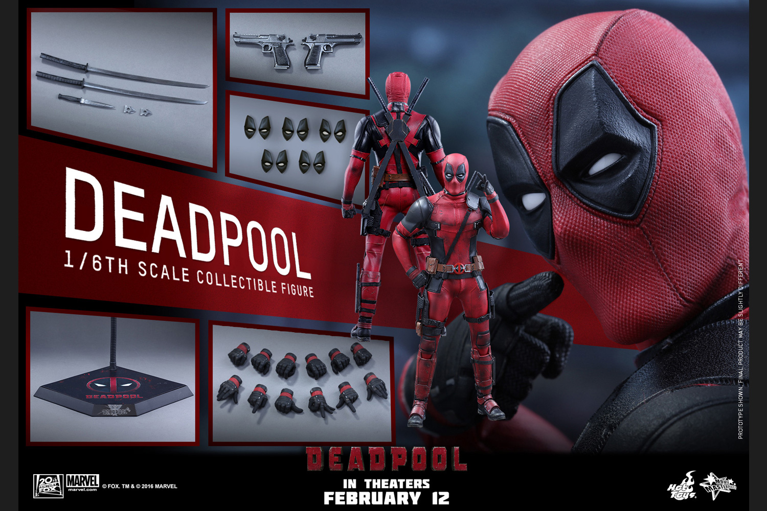 ムービー マスターピース デッドプール １ ６スケールフィギュア デッドプール ｐｏｐ デッドプール パイレーツ版 付き トイサピエンス