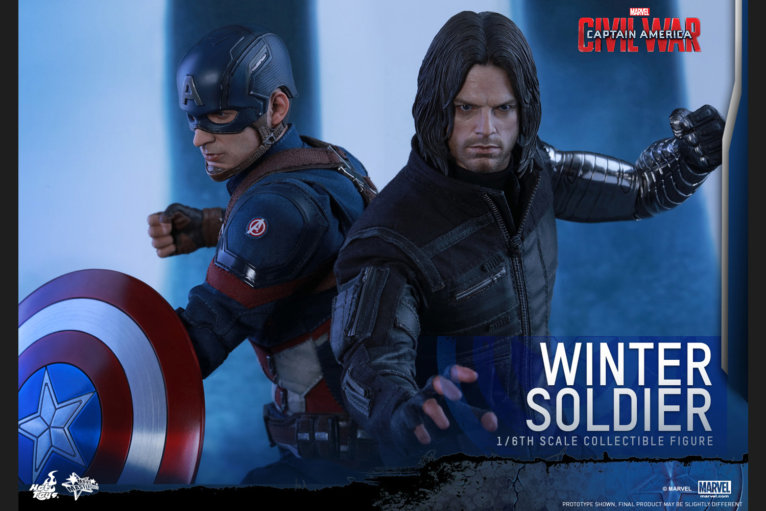 在庫僅少】 ホットトイズ marvel civil war ウィンターソルジャー