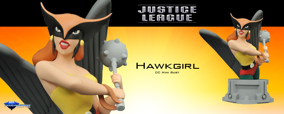 ジャスティス リーグ アニメイテッド ｄｃ ミニバスト ホークガール トイサピエンス
