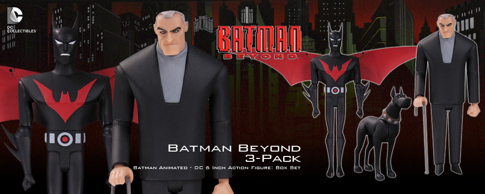 バットマン アニメイテッド ６インチ ｄｃ アクションフィギュア ボックスセット バットマン ザ フューチャー ３パック トイサピエンス