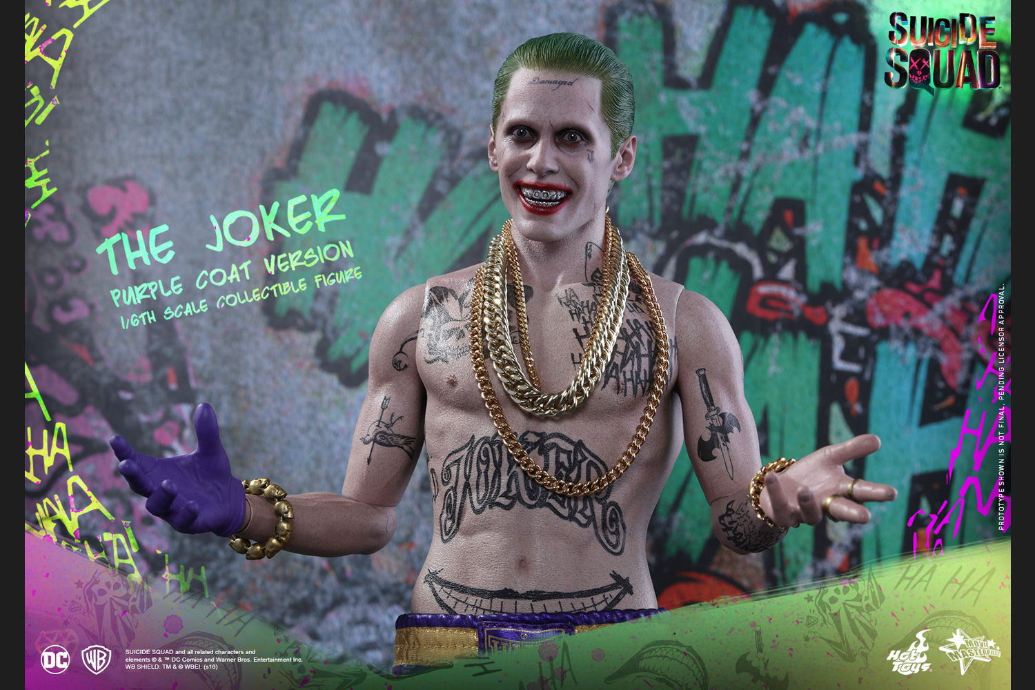 ムービー マスターピース スーサイド スクワッド １ ６スケールフィギュア ジョーカー パープル コート版 ボーナスアクセサリー付き トイサピエンス