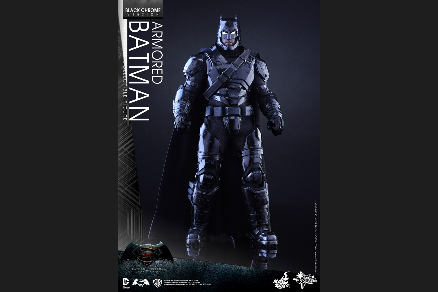 ホットトイズ アーマード・バットマン（ブラック・クロム版