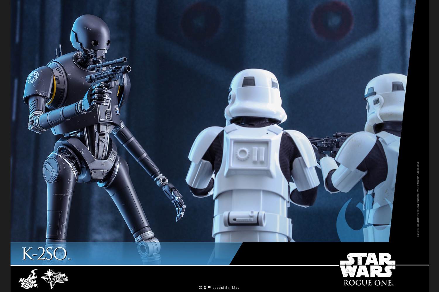 ホットトイズ1/6 スターウォーズ キャシアンアンドー ローグワン K-2SO 