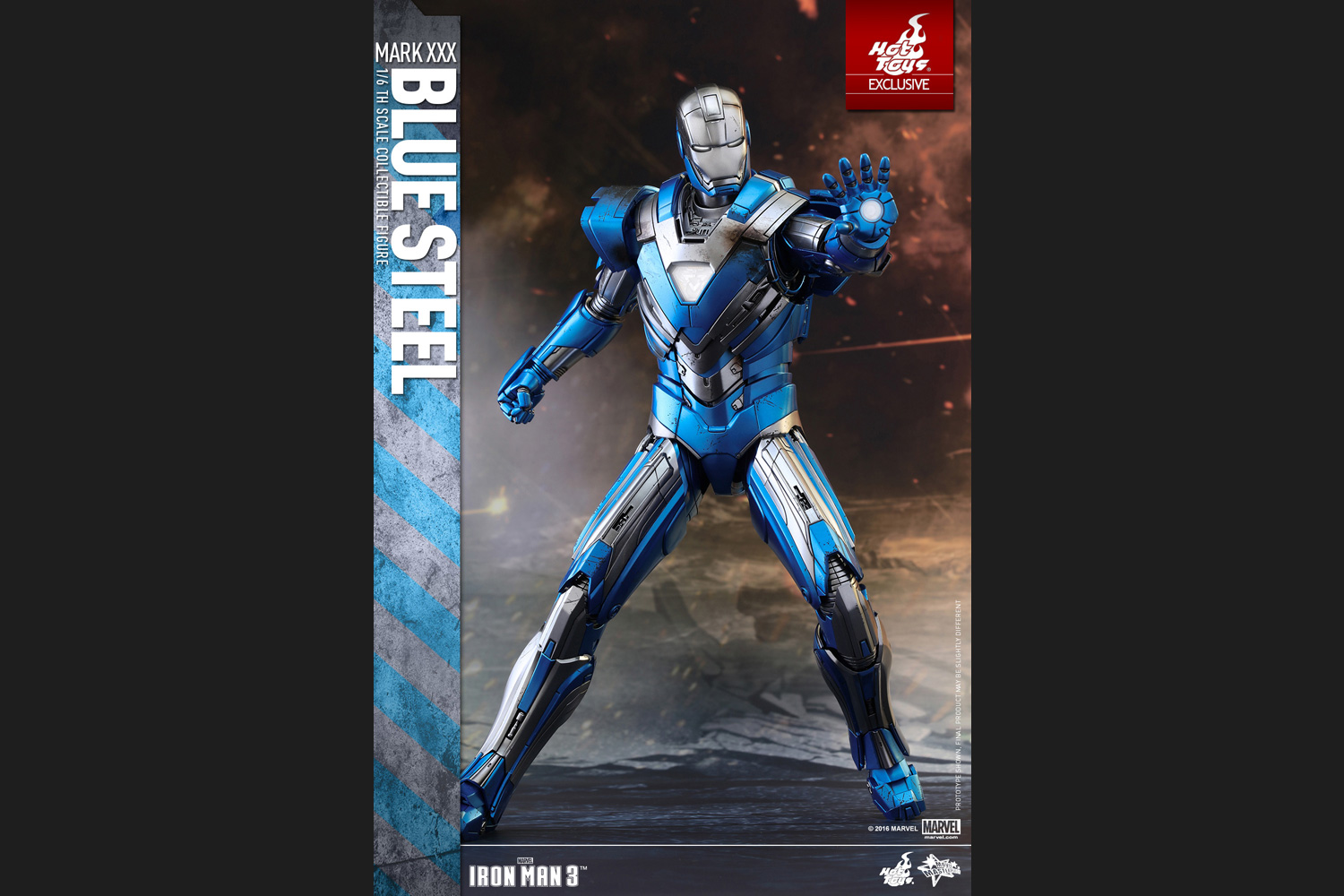 スカーレット2021ホットトイズ アイアンマン ムービー マーク3 ブルー 1 6スケールフィギュア マスターピース ステルス版 DIECAST