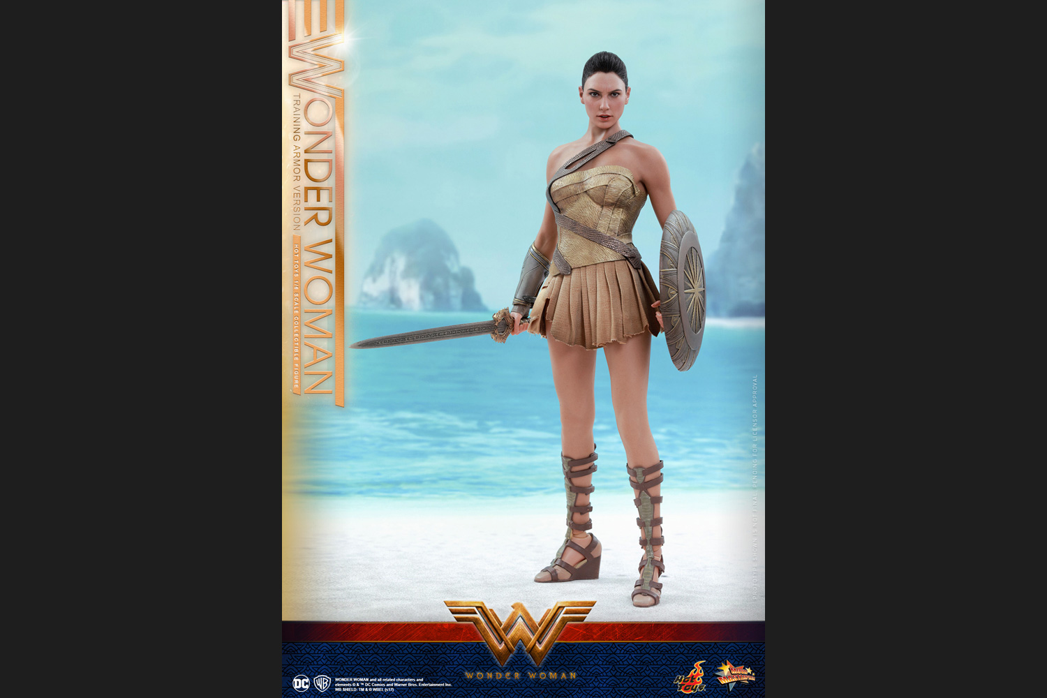 ワンダーウーマン トレーニングアーマーバージョン ホットトイズ 1/6
