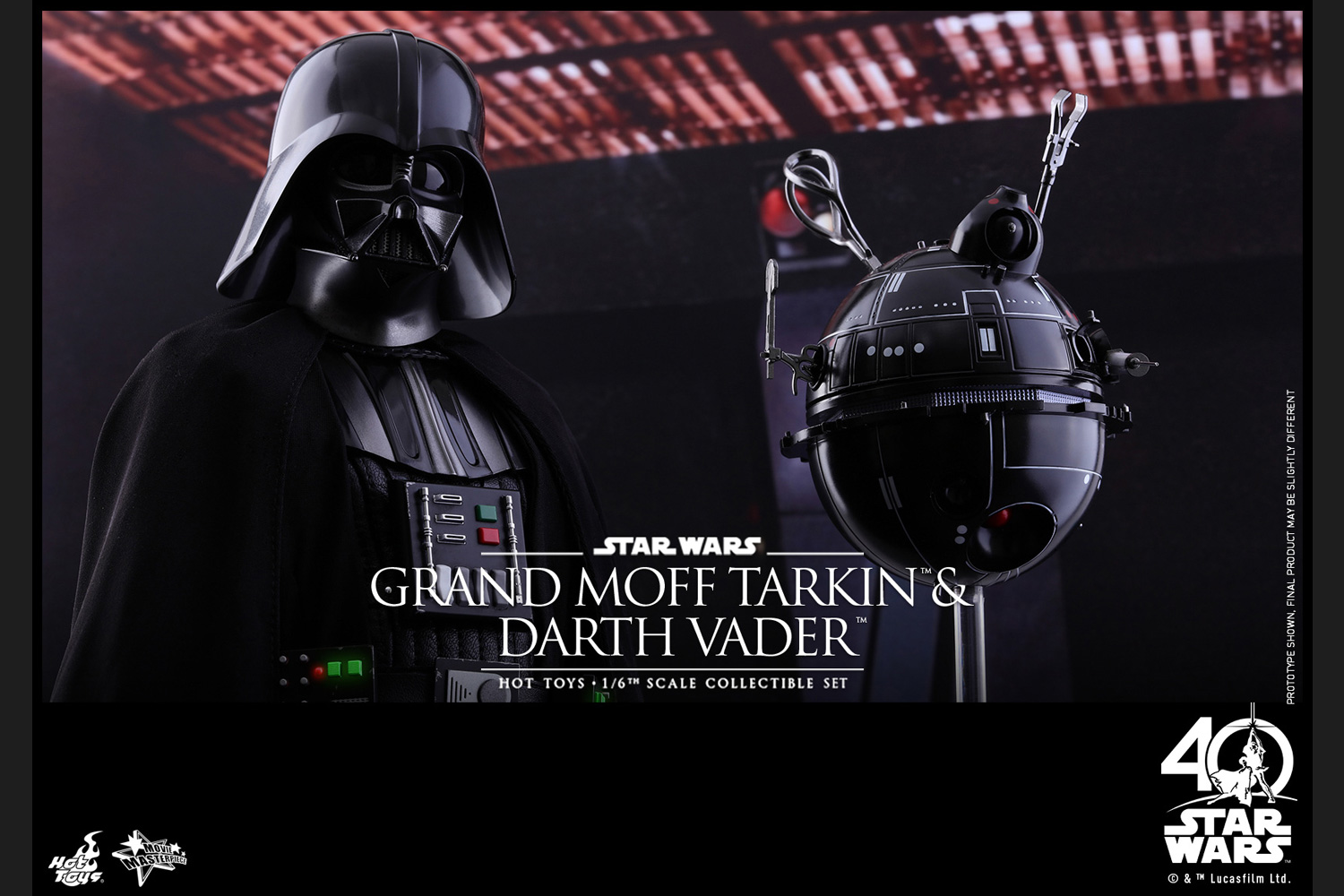 ムービー・マスターピース】『スター・ウォーズ エピソード４／新たなる希望』１／６スケールフィギュア グランドモフ・ターキン＆ダース・ベイダー（２体セット）［パッケージダメージ品］  | トイサピエンス