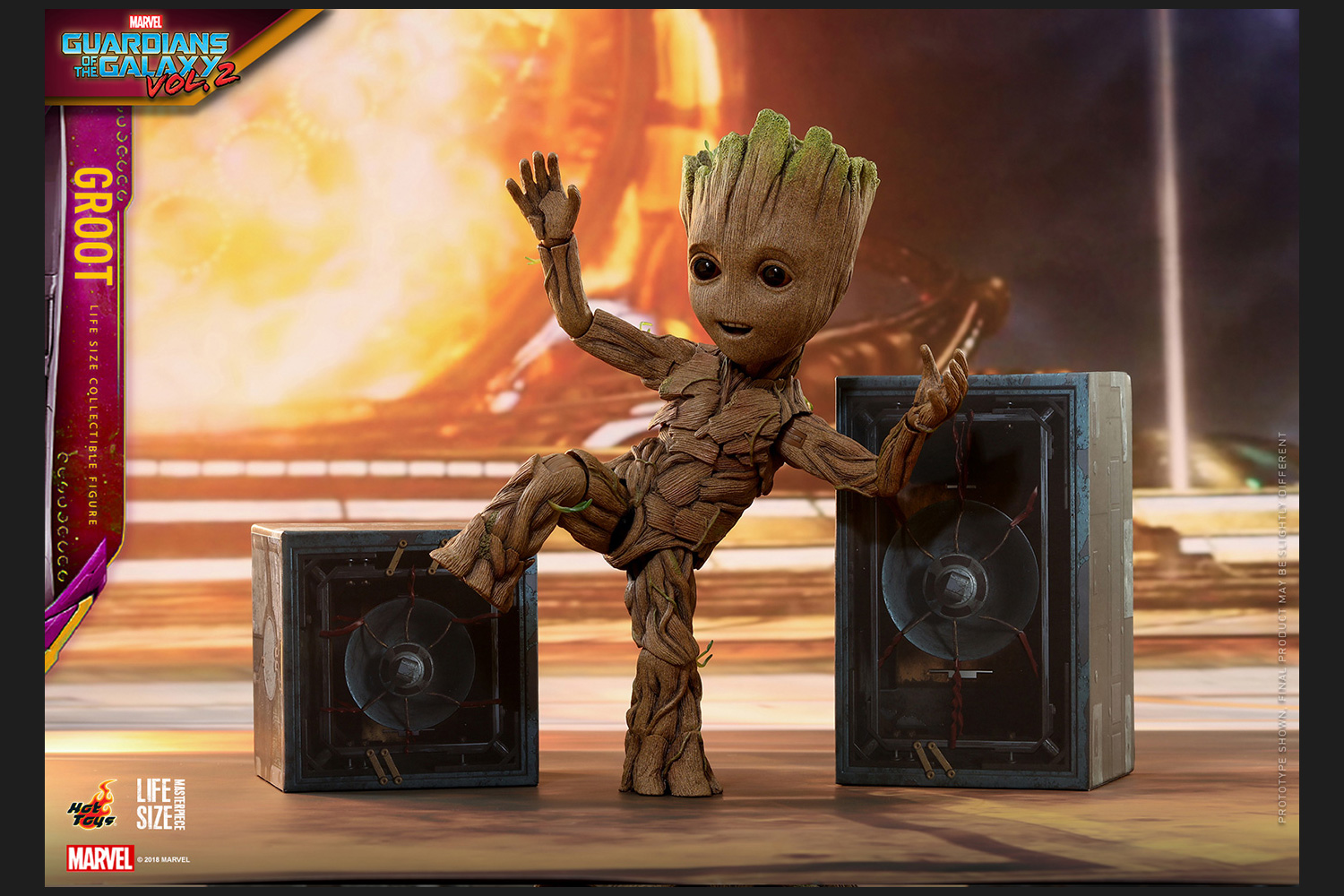 ライフサイズ マスターピース ガーディアンズ オブ ギャラクシー リミックス １ １スケールフィギュア ベビー グルート シンプル版 トイサピエンス