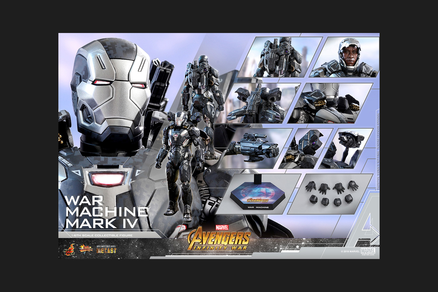 ムービー・マスターピース DIECAST】『アベンジャーズ/インフィニティ・ウォー』1/6スケールフィギュア ウォーマシン・マーク4 | トイサピエンス ムービー・マスターピース DIECAST】『アベンジャーズ/インフィニティ・ウォー』1/6スケールフィギュア ウォーマシン・マーク4 | トイサピエンス