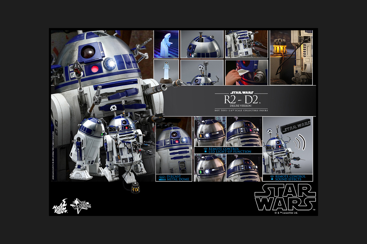 安い買蔵 スターウォーズ R2-D2 フィギュア 1/6 ホットトイズ SF/ファンタジー/ホラー