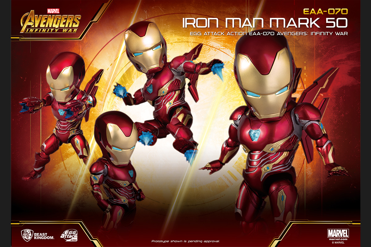 エッグアタック アクション ０５０ アベンジャーズ インフィニティ ウォー アイアンマン マーク５０ パッケージダメージ品 トイサピエンス
