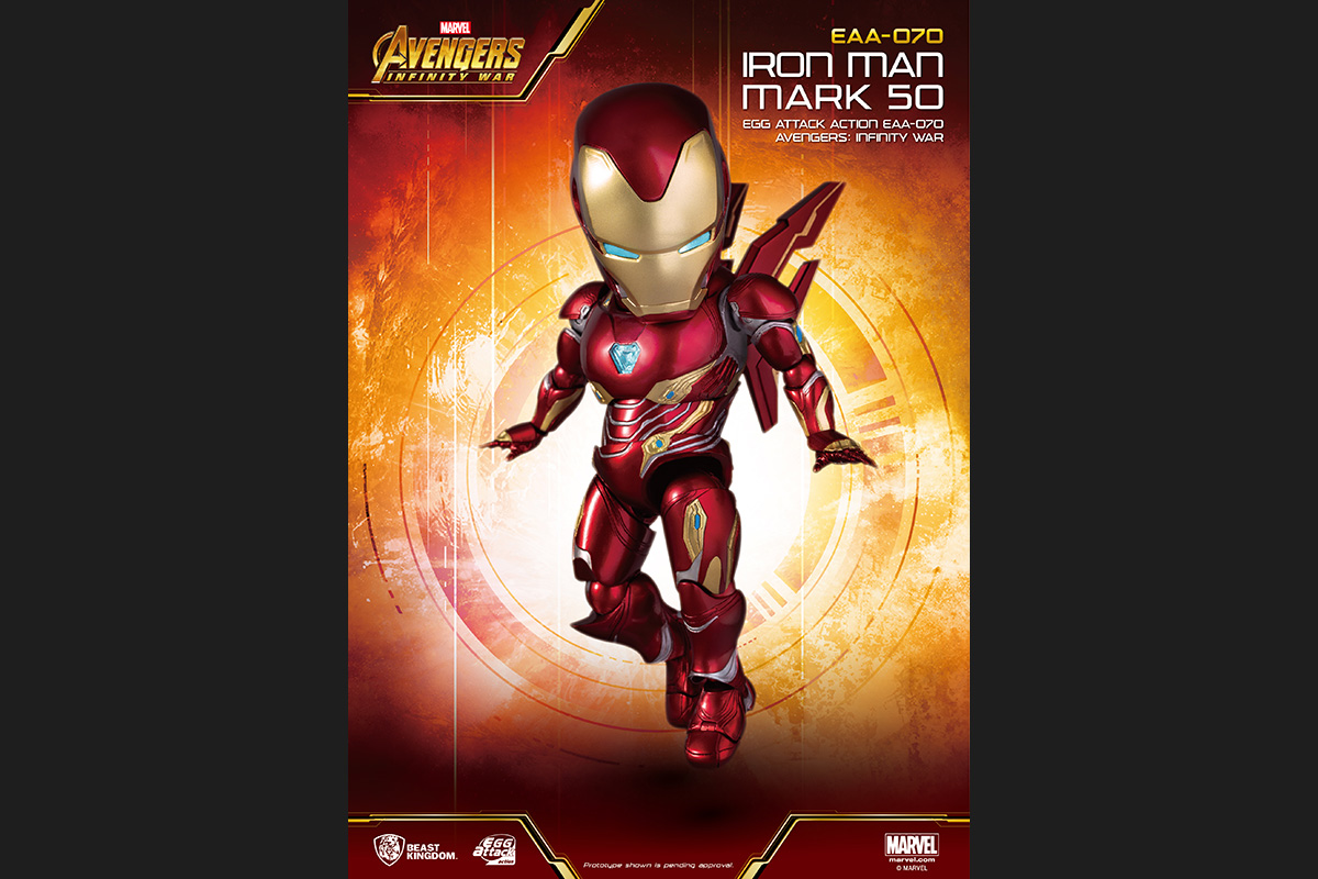 エッグアタック アクション ０５０ アベンジャーズ インフィニティ ウォー アイアンマン マーク５０ パッケージダメージ品 トイサピエンス