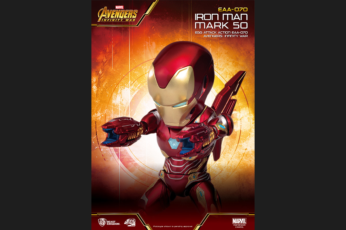 エッグアタック アクション ０５０ アベンジャーズ インフィニティ ウォー アイアンマン マーク５０ パッケージダメージ品 トイサピエンス