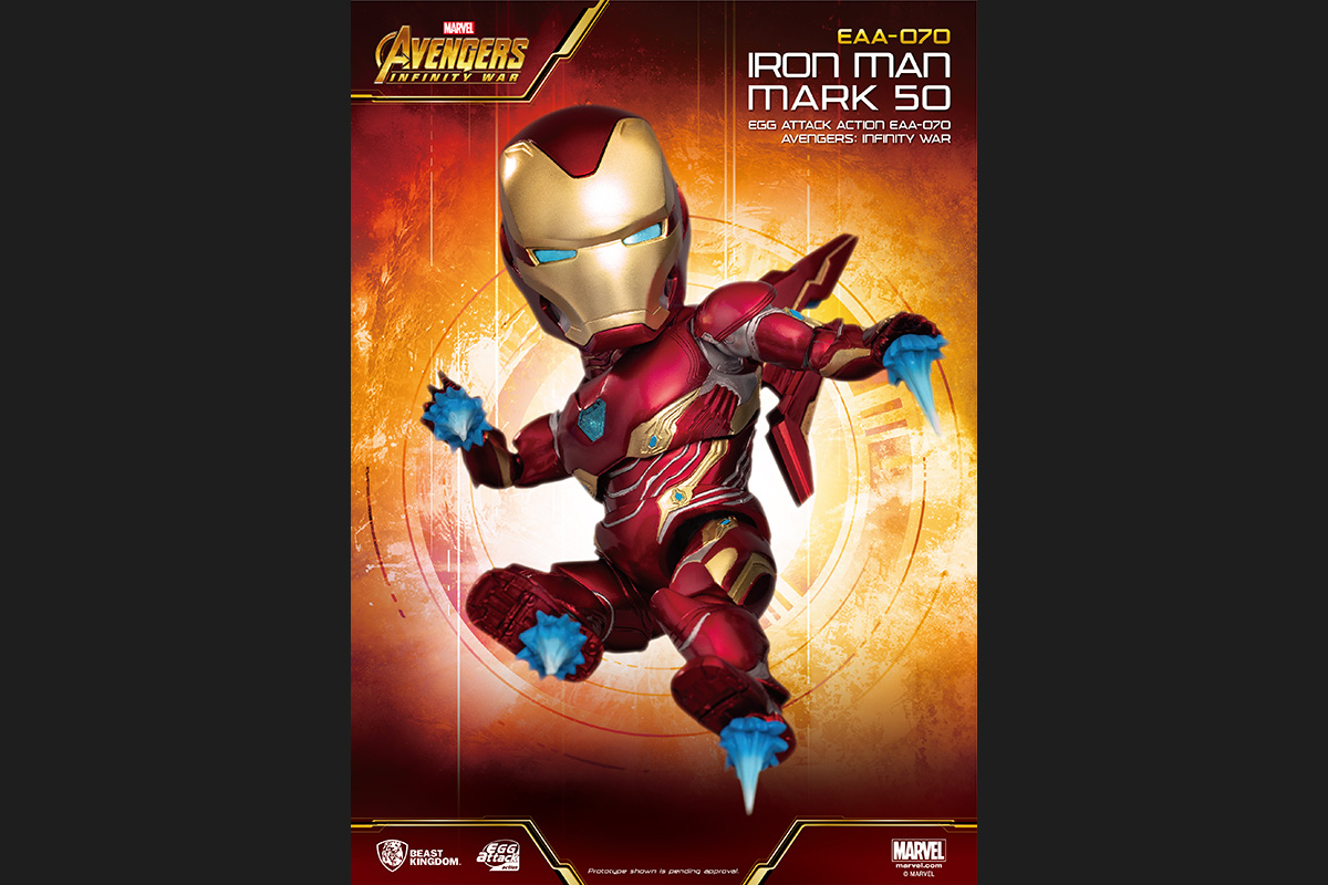 エッグアタック アクション ０５０ アベンジャーズ インフィニティ ウォー アイアンマン マーク５０ パッケージダメージ品 トイサピエンス