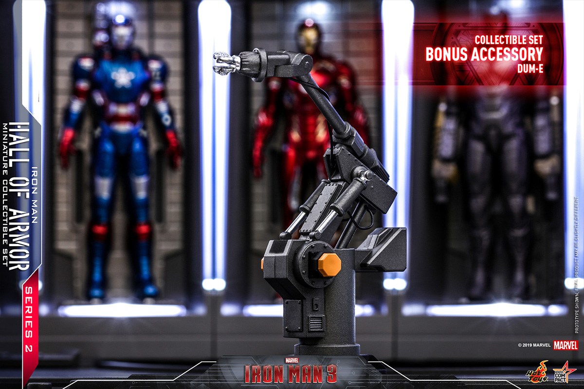 人気を誇る ムービー マスターピース ＣＯＭＰＡＣＴ アイアンマン３ ミニチュア フィギュア アイアンマン マーク６ ホール オブ アーマー付き  materialworldblog.com