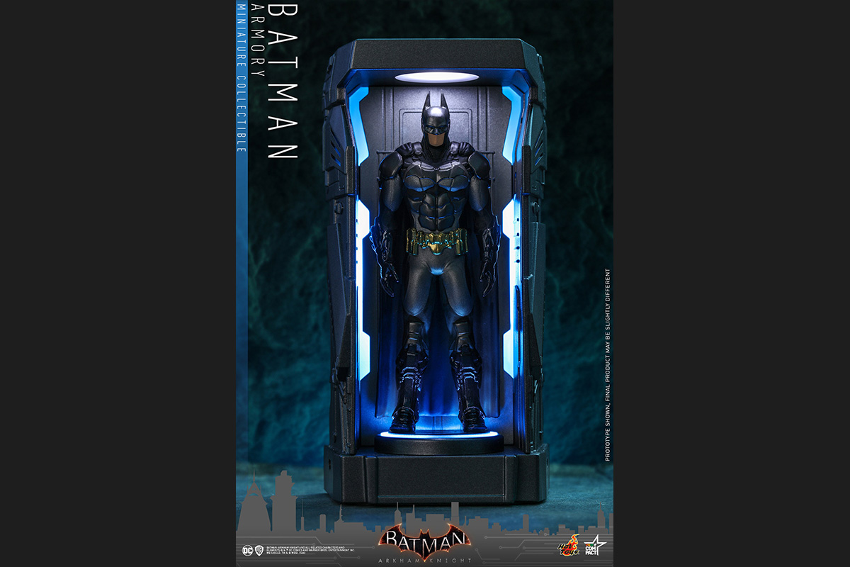 ビデオゲーム マスターピース ｃｏｍｐａｃｔ バットマン アーカム ナイト ミニチュア フィギュア シリーズ１ バットスーツ格納庫 ６体セット トイサピエンス