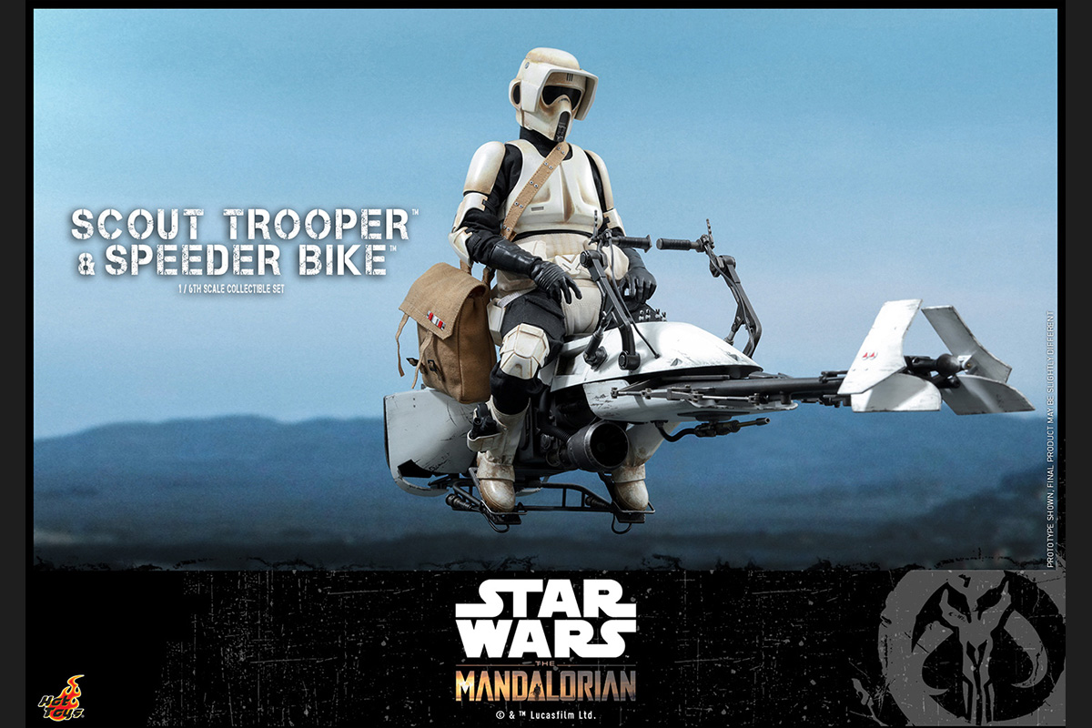 TMS017 ホットトイズ 1 6スケールフィギュア Bike Scout Speeder 