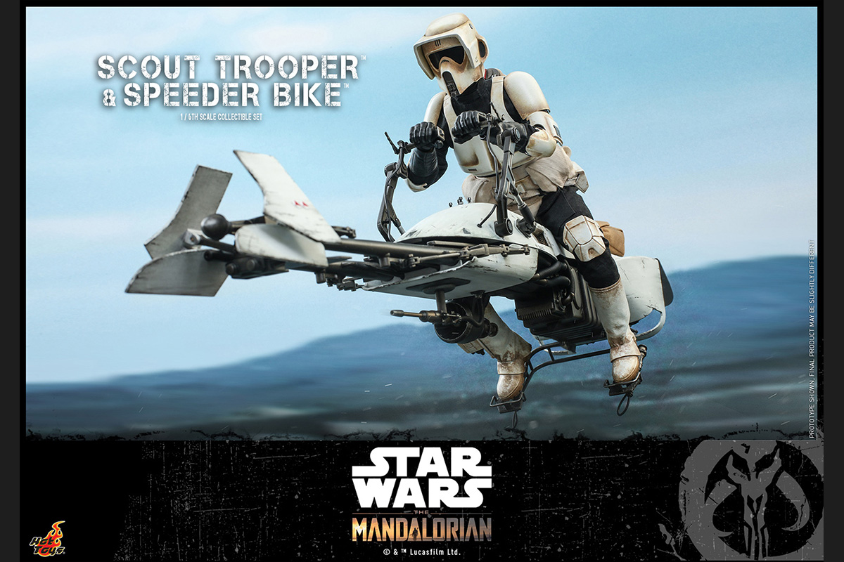 TMS017 ホットトイズ 1 6スケールフィギュア Bike Scout Speeder 