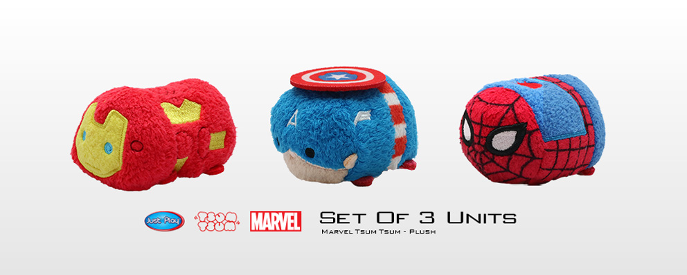 マーベル ツムツム ぬいぐるみ ３体セット トイサピエンス