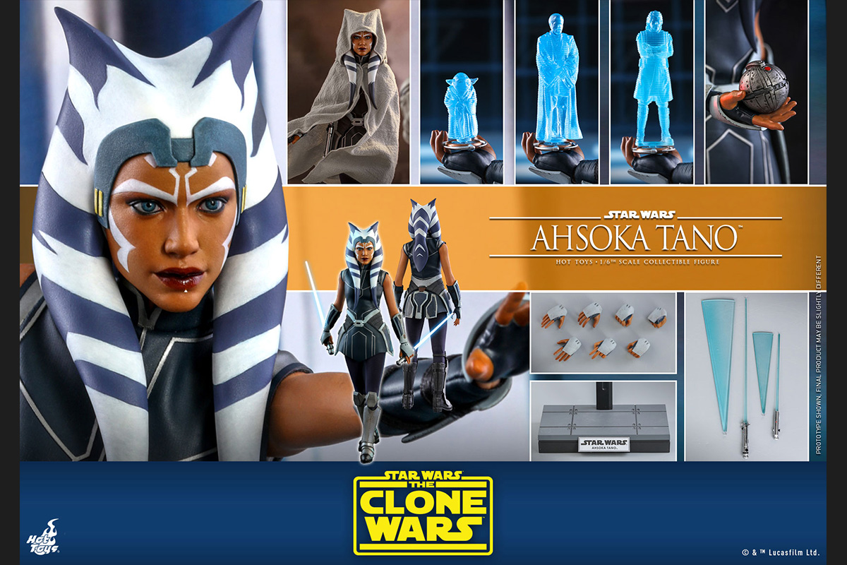 テレビ マスターピース スター ウォーズ クローン ウォーズ １ ６スケールフィギュア アソーカ タノ トイサピエンス