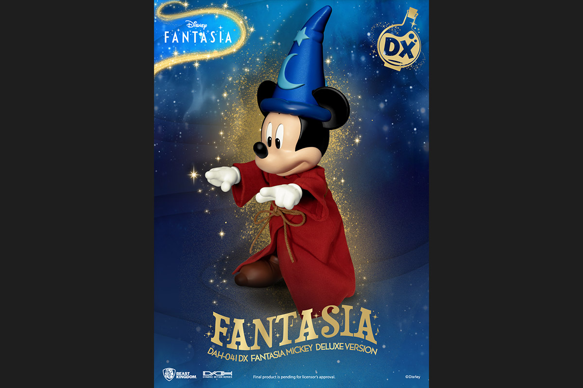 ダイナミック アクション ヒーローズ ０４１ｄｘ ファンタジア ミッキーマウス 魔法使いの弟子 デラックス版 トイサピエンス