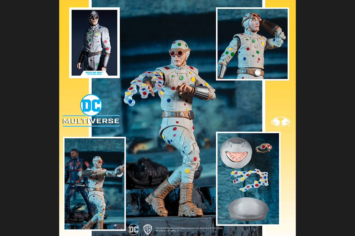 ｄｃコミックス ｄｃマルチバース ７インチ アクションフィギュア ０８１ ポルカドットマン 映画 ザ スーサイド スクワッド 極 悪党 集結 トイサピエンス