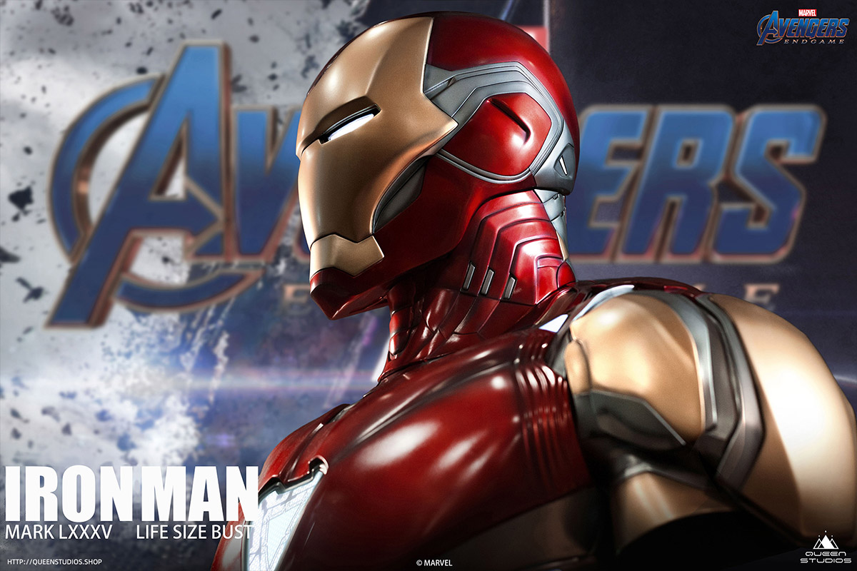 Sale 91 Off Queen マーク50 ライフサイズバスト Studios アイアンマン アメコミ