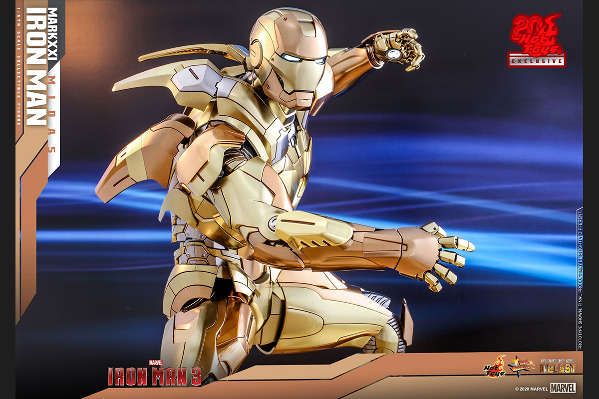 ムービー・マスターピース ＤＩＥＣＡＳＴ】『アイアンマン３』１／６スケールフィギュア アイアンマン・マーク２１（ミダス） | トイサピエンス