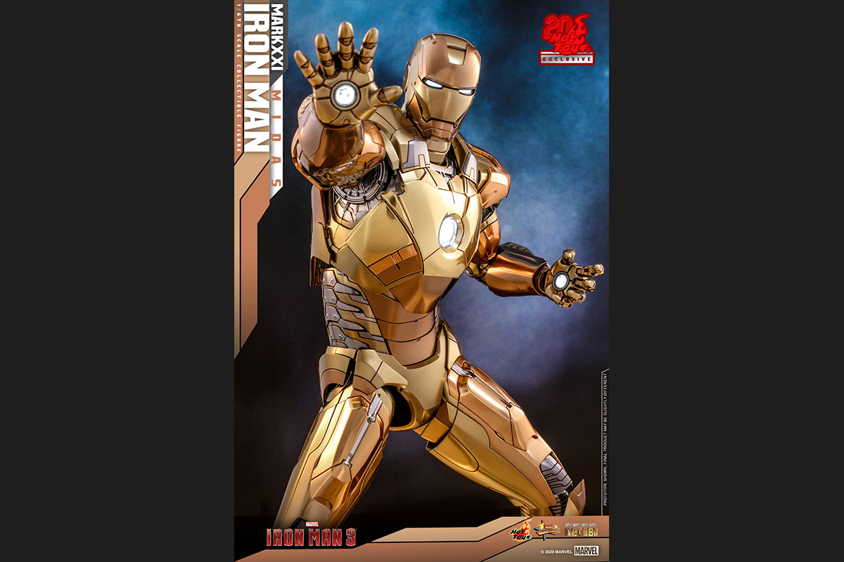 ムービー・マスターピース ＤＩＥＣＡＳＴ】『アイアンマン３』１／６スケールフィギュア アイアンマン・マーク２１（ミダス） | トイサピエンス