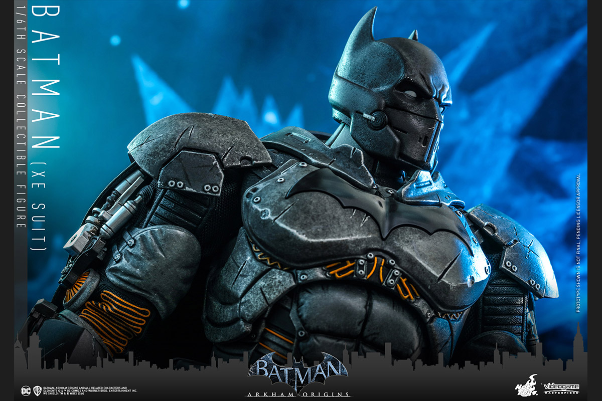 ビデオゲーム マスターピース バットマン アーカム ビギンズ １ ６スケールフィギュア バットマン ｘｅスーツ版 ボーナスアクセサリー付き トイサピエンス