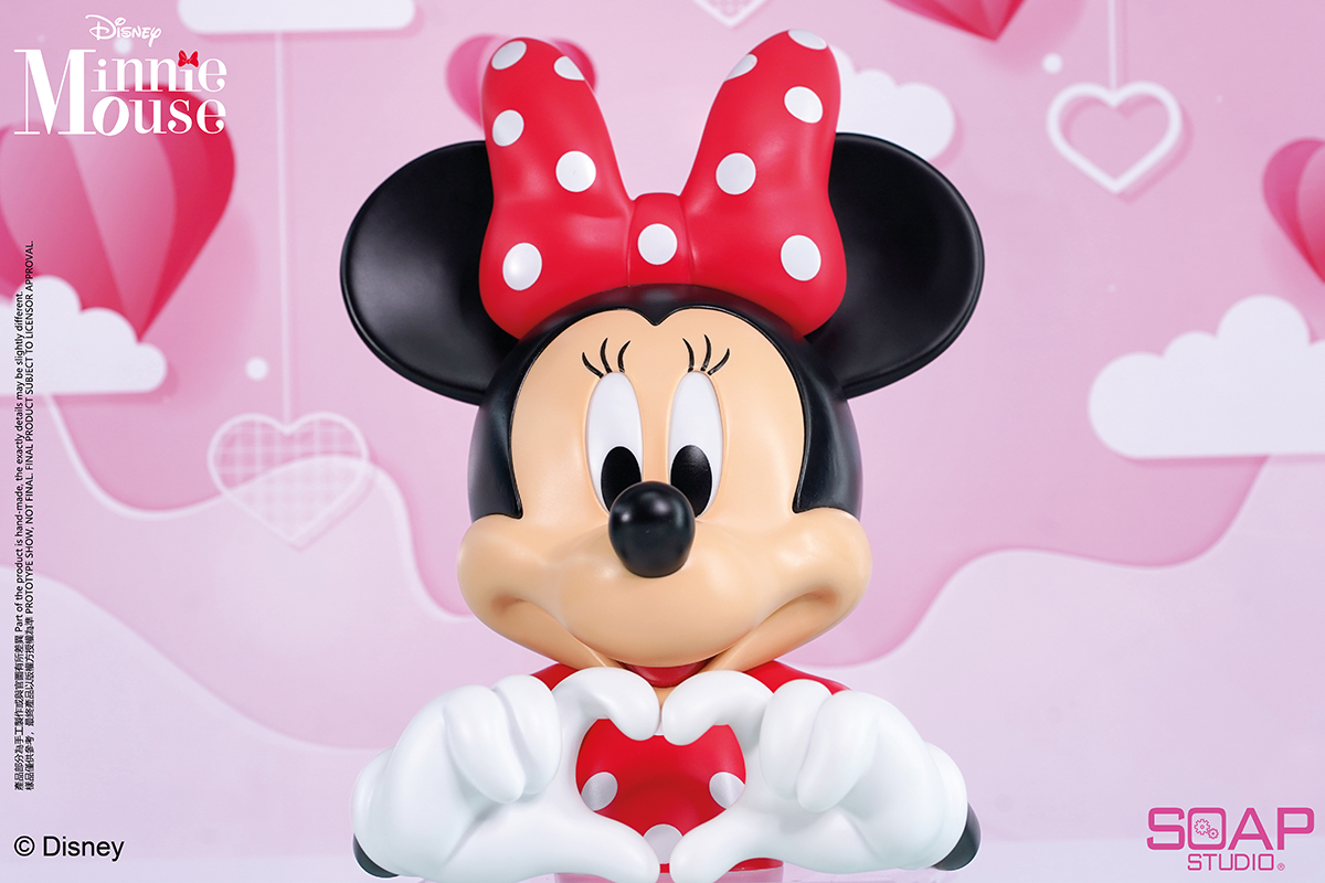 ディズニー バスト ミニーマウス ラブ ハンド トイサピエンス