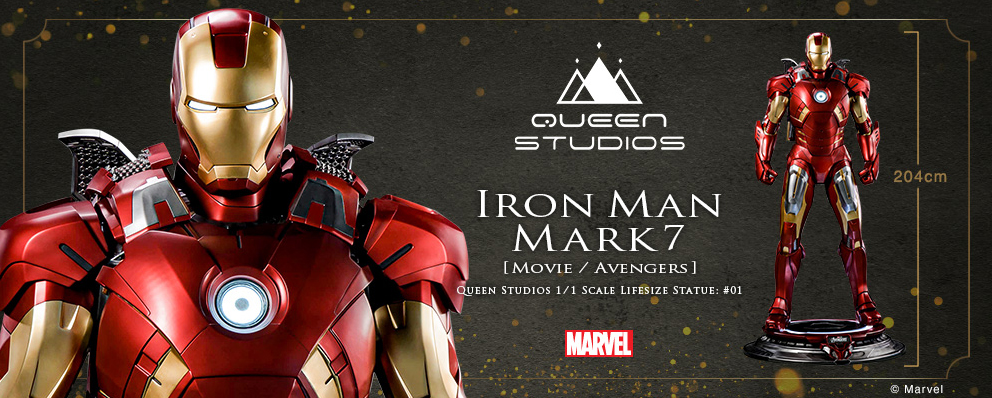 マーベル クイーン スタジオ スタチュー １ １スケール ０１ アイアンマン マーク７ 映画 アベンジャーズ トイサピエンス