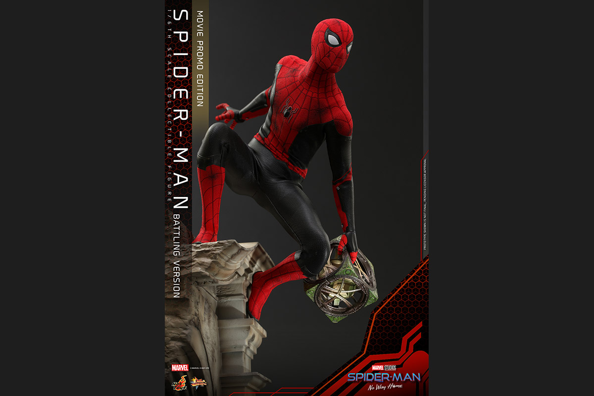 ムービー マスターピース スパイダーマン ノー ウェイ ホーム １ ６スケールフィギュア スパイダーマン バトル版 プロモ エディション トイサピエンス