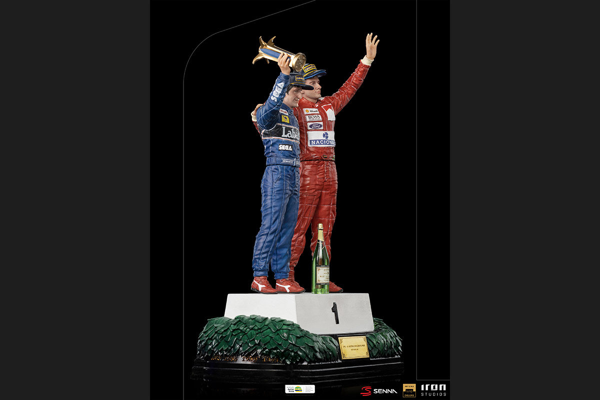 アイルトン セナ フィギュア アイアンスタジオ 1/10 ブラジルGP 新品