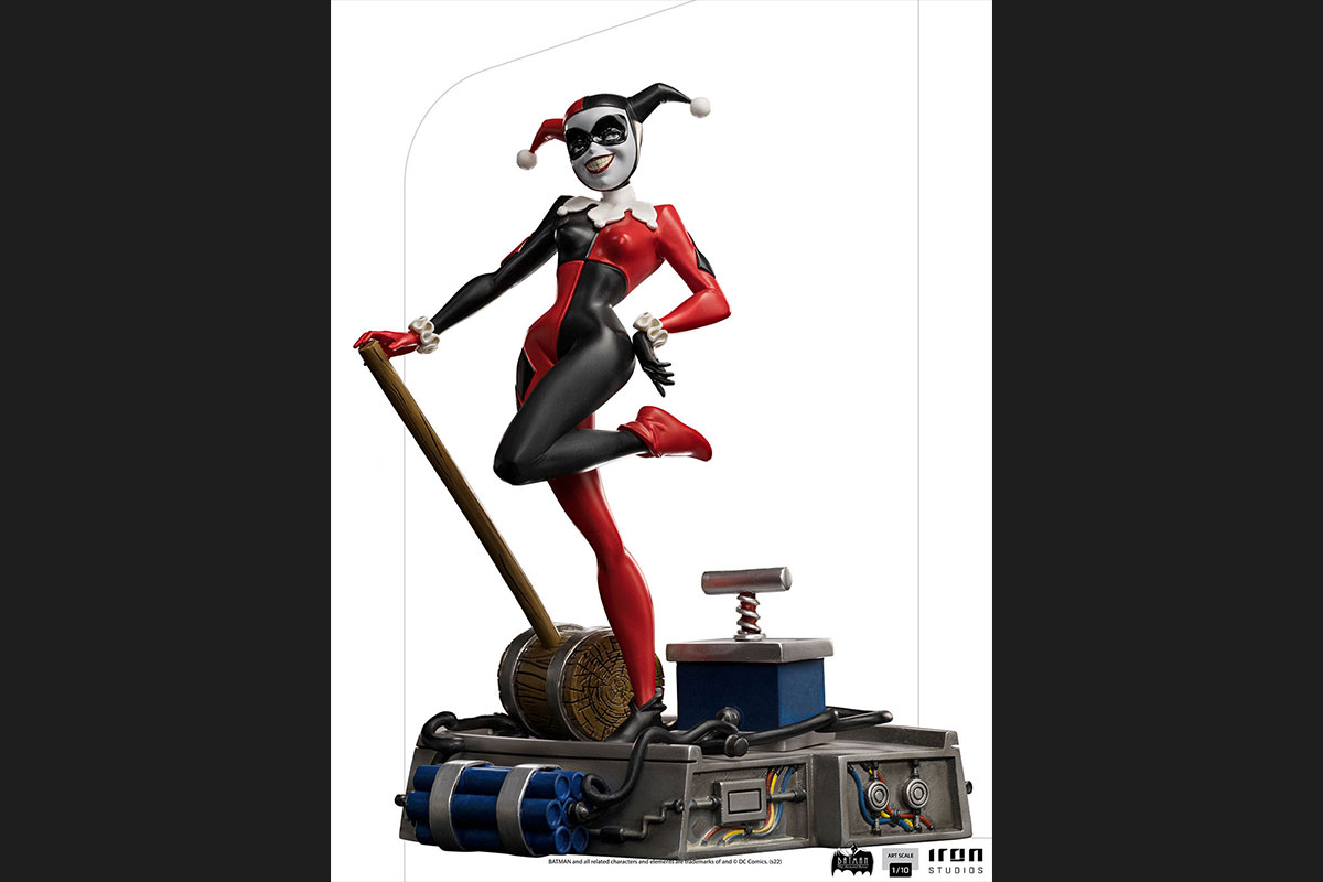 ｄｃ アイアン スタジオ スタチュー アートスケール １ １０スケール ハーレイ クイン アニメ バットマン アニメイテッド トイサピエンス
