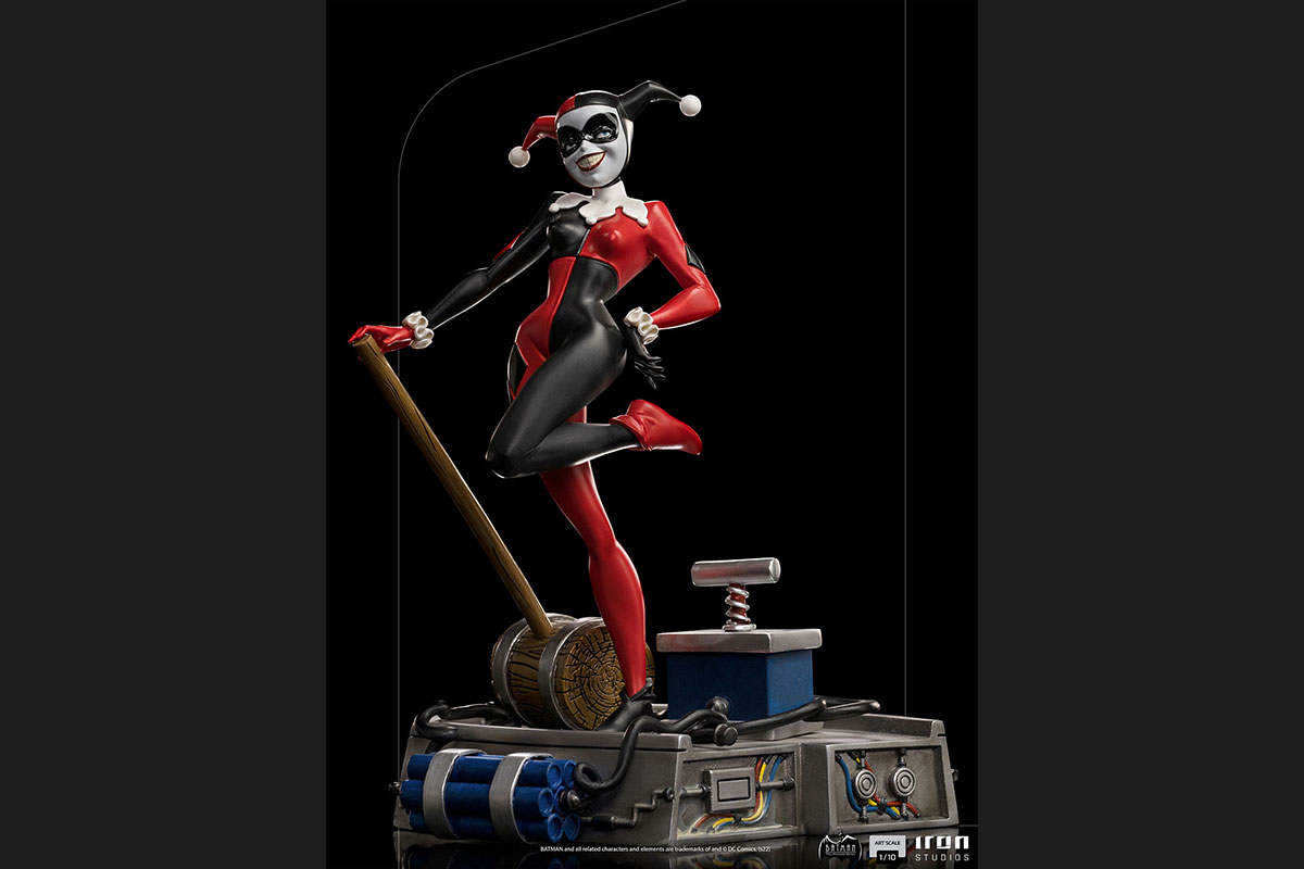 ｄｃ アイアン スタジオ スタチュー アートスケール １ １０スケール ハーレイ クイン アニメ バットマン アニメイテッド トイサピエンス