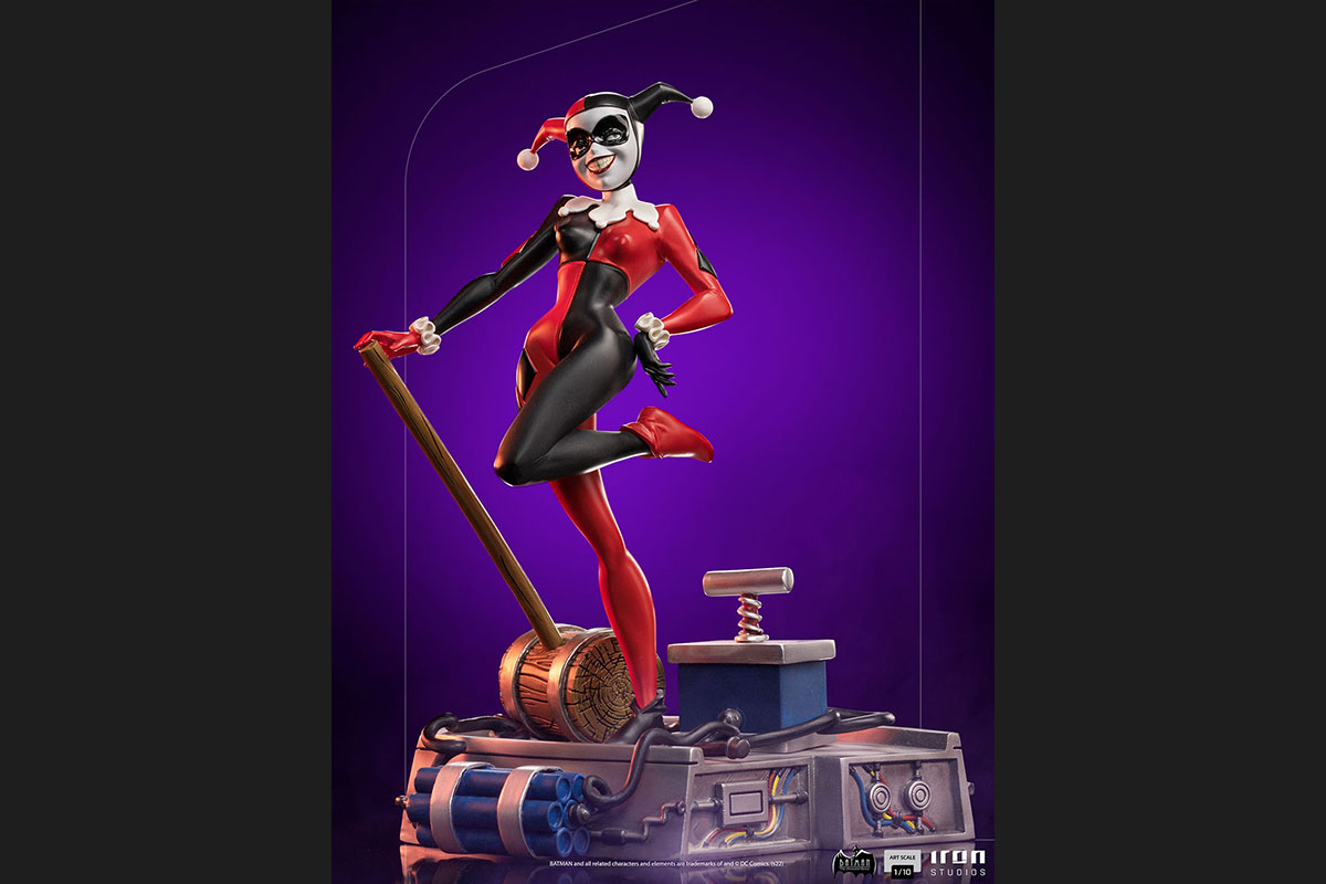 ｄｃ アイアン スタジオ スタチュー アートスケール １ １０スケール ハーレイ クイン アニメ バットマン アニメイテッド トイサピエンス